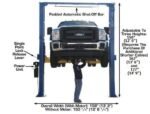 Atlas® PV15PX Adj Height Symmetric 2 Post Lift 15,000 lbs - Image 3