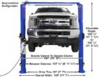 Atlas® Platinum PVL-10 ALI Certified Adj Height 2 Post Lift 10,000 lbs - Image 3