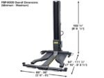 Atlas® PSP-6000 Portable Single Post Lift 6,000 lbs - Image 7