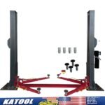 Katool KT-H120D Symmetric 2 Post Floor-Plate Car Lift 12,000 lbs - Image 2