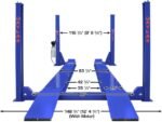 Atlas® Platinum PVL14OF-EXT ALI Certified Open Front 4 Post Alignment Lift 14,000 lbs - Image 4