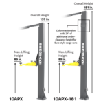 BendPak 10APX Adaptable Clearfloor High-Rise ALI 2 Post Lift 10,000 lb. - New - Image 5