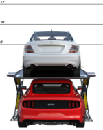 BendPak Autostacker™ A6S 110V Scissors Parking Lift Platform 6,000 lb w/Power Unit Console - Image 2