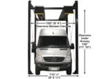 Atlas® ST-7000 Super Tall 4 Post Lift 7,000 lbs - Image 3