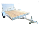 Aluma Wood Deck Utility Trailer #7810ESW