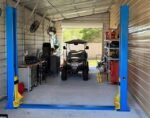Katool KT-H105 Symmetric 2 Post Floor Plate Car Lift 10,000 lbs - Blue - Image 2