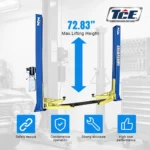 Torin TRJR-245LC TCE 220V 2 Post Floor Plate Lift 10,000 lbs. - Image 5