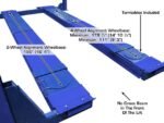 Atlas® Platinum PVL14OF-EXT ALI Certified Open Front 4 Post Alignment Lift 14,000 lbs - Image 6