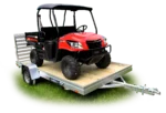 Aluma Wood Deck Utility Trailer #7810ESW - Image 2