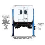 Atlas® PV15PX Adj Height Symmetric 2 Post Lift 15,000 lbs - Image 15