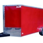 CY223 Cynergy 7x16 Enclosed Trailer TA Brandy Wine