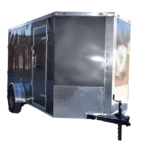 CY206 Cynergy 6x12 Enclosed Trailer SA Silver