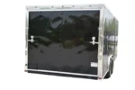 QC254 Quality 8.5x20 Enclosed Trailer TA 10K Black - Image 2