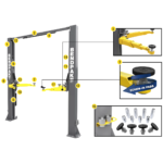 BendPak 10APX Adaptable Clearfloor High-Rise ALI 2 Post Lift 10,000 lb. - New - Image 18
