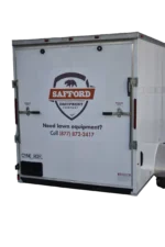 CY245 Cynergy 6x12 Enclosed Trailer SA White 78" - Image 2