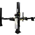 Challenger AR4115XAO Ex-Length Open Front 15,000 lbs 4 Post Alignment Rack Package - Black Only