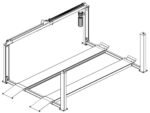 Whip Industries WFP12R-E Extended Length Four Post Car Lift 12,000 lb. Capacity - Image 3