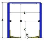 Whip WAS112E-24 Symmetric Ex-Tall 2 Post Car Lift ALI Certified - Image 7